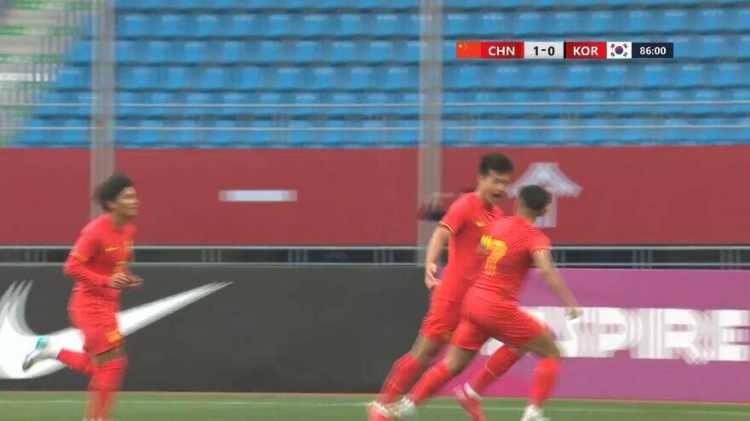 U22國(guó)足1-0韓國(guó)全場(chǎng)數(shù)據(jù)：控球率49%落后韓國(guó)，10射7正領(lǐng)先對(duì)手
